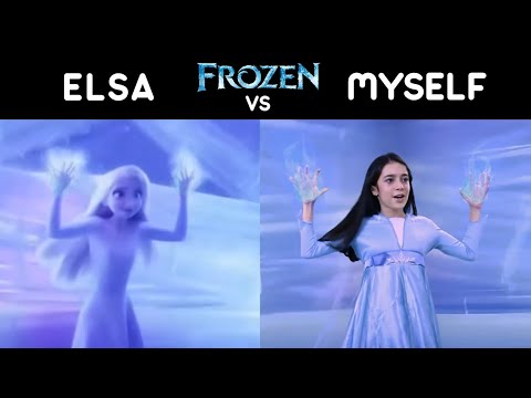 Видео: Сравнение ❄ Где же ты? - Холодное сердце 2 | SHOW YOURSELF (in English) - FROZEN 2 in REAL LIFE