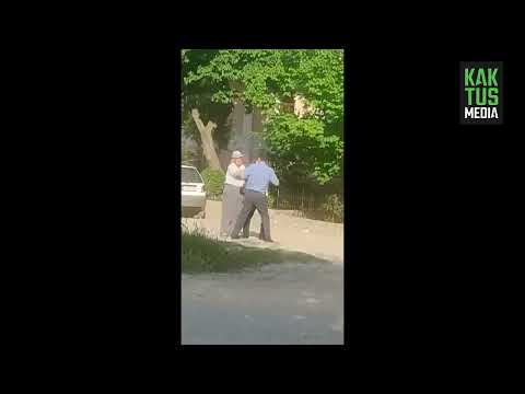 Видео: В Оше засняли пьяного милиционера