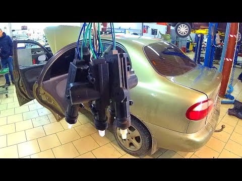 Видео: Daewoo Lanos установка центрального замка