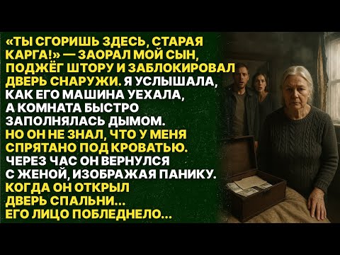 Видео: Сын специально устроил пожар и запер мать в горящем доме
