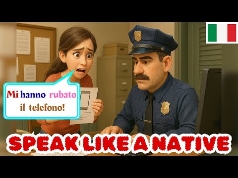 Видео: Практикуйте итальянский в полицейском участке | Простые диалоги A1–A2 | Учите итальянский быстро