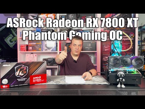 Видео: ASRock Phantom Gaming RX 7800 XT OC | Ревю и сравнение | PCBUILD.BG