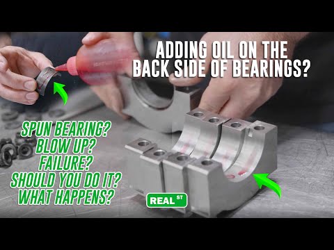 Видео: Добавление масла на обратную сторону подшипников при сборке двигателя. Хорошо это или плохо?