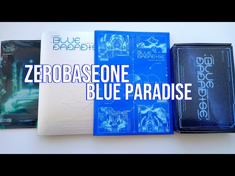 Видео: 💙 распаковка альбома zerobaseone blue paradise (photobook, zerose, key cap версии)