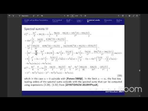 Видео: Павел Мещеряков - Meson mass spectrum in QCD$_2$ 't Hooft's model