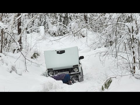 Видео: Белое бездорожье