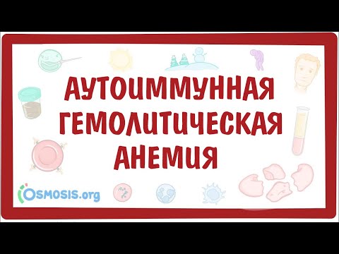 Видео: Аутоиммунная гемолитическая анемия — причины, симптомы, патогенез, диагностика, лечение