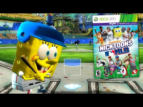 Видео: поэтому они сделали игру про бейсбол в стиле Губки Боба. Nicktoons MLB