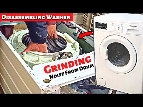Видео: Разборка, чтобы починить стиральную машину, которая издает шум
