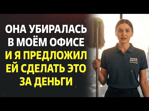 Видео: Предложил уборщице сделать мне это за деньги. Она согласилась, но не была готова к такому...