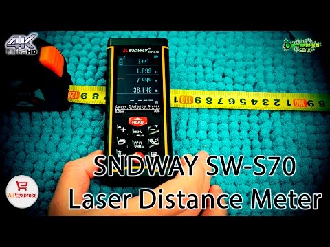 Видео: SNDWAY SW-S70 Laser Distance Meter Лазерный дальномер (4K)