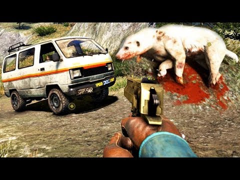 Видео: Зомби Язовец и луд СЛОН! - Far Cry 4 Bonus #2