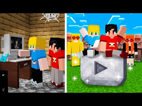 Видео: От 1 подписчика до 10 миллионов подписчиков в Minecraft!