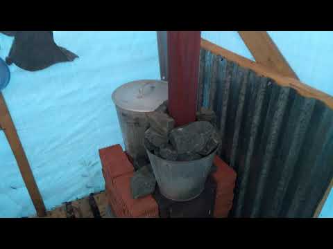 Видео: Временная баня на дачу