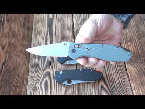 Видео: Benchmade Griptilian. Кастомизаци. Накладки ART и Style. Custom scales