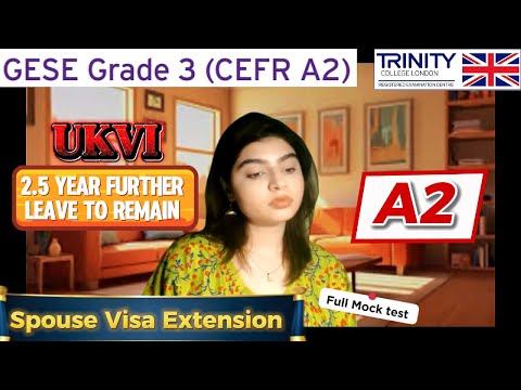 Видео: Тест английского языка A2, разговорный экзамен SELT ||GESE, 3 класс || Продление визы || Семейная...