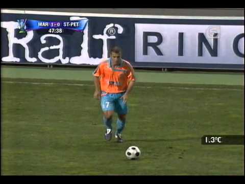 Видео: Олимпик Марсель – Зенит, Кубок УЕФА 2007/2008, 3-1