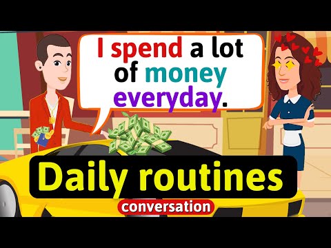 Видео: Ежедневные рутины Разговор (Влюбиться в миллионера) Практика разговорного английского