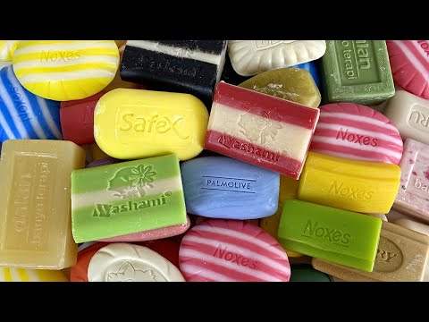 Видео: Распаковка цветного мыла. 🧼💖 Без слов. ASMR Soap. Unpacking Soap. No Talking.