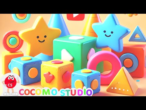 Видео: Учим фигуры | Детская песенка «Круг, квадрат, треугольник»