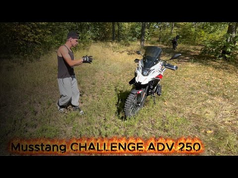 Видео: Musstang CHALLENGE ADV 250 - бюджетный эндуро-турист в деле