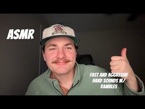Видео: ASMR | Быстрые и агрессивные звуки рук с Rambles