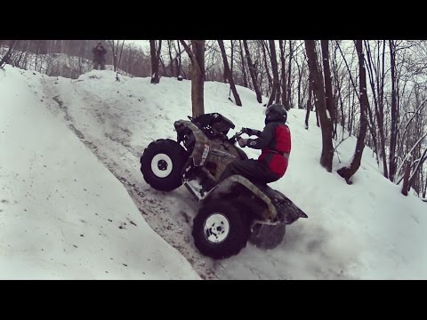 Видео: ОПАСНЫЕ СКОЛЬЗКИЕ ГОРКИ И КВАДРОЦИКЛЫ