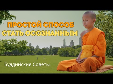 Видео: Самый Простой Способ Стать Осознанным | Советы Буддийских Монахов | Путь Просветления