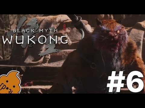 Видео: ShitPlay 💩 Black myth Wukong #6 - Два часа Страж тигр. Первый принц текучих песков. Землянной волк.