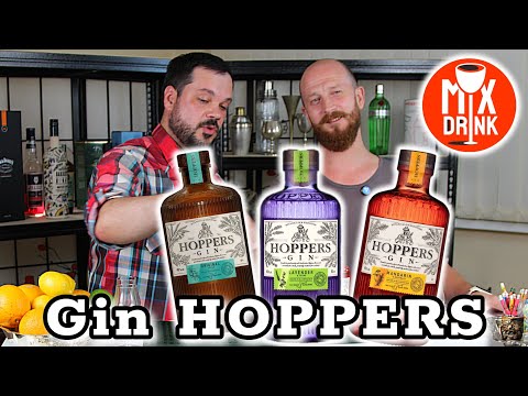Видео: Джины Хопперс - пить или не пить? Джин - тоник Hoppers Gin / Barrister B47