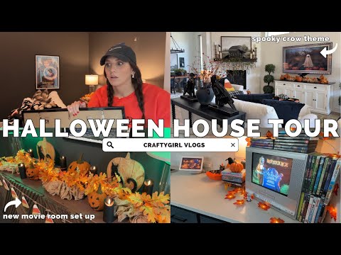 Видео: Все о ХЭЛЛОУИНЕ 🎃 Экскурсия по медиа-комнате, экскурсия по дому + проект по созданию папки с филь...