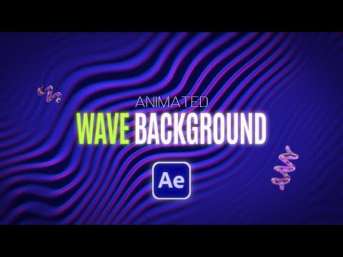 Видео: Как Создать Крутой Анимированный Фон из Одной Линии в After Effects!