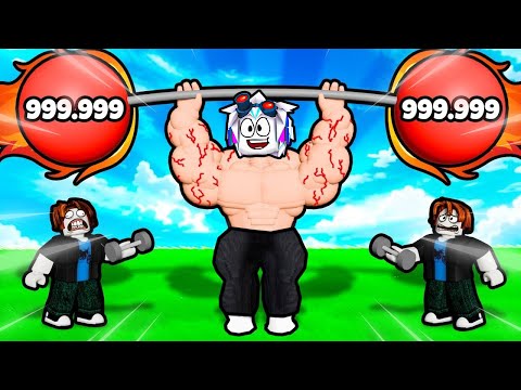Видео: САМЫЙ СИЛЬНЫЙ КАЧОК ВЫРУБАЕТ ЗА 1 УДАР ДРУГИХ КАЧКОВ В ROBLOX Get Strong Simulator