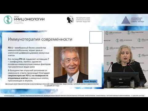 Видео: Иммунотерапия плоскоклеточного рака головы и шеи. Представление клинического опыта