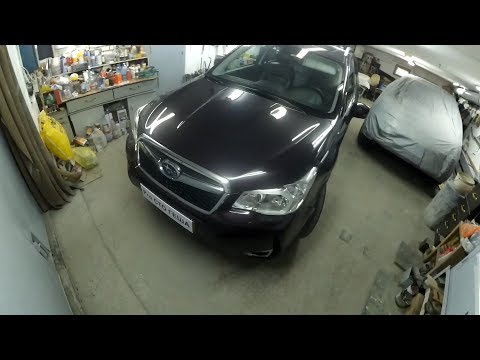 Видео: Субару форестер -  ремонт крыла и бампера, часть 1.