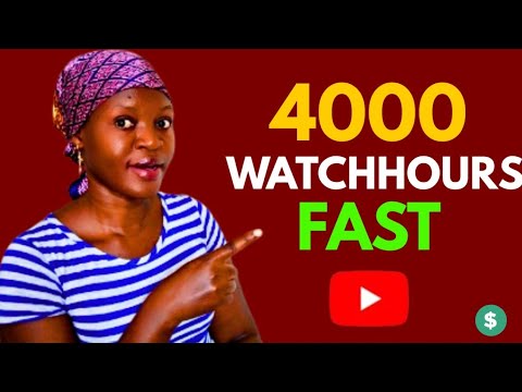 Видео: Раскрыто: самый быстрый способ получить 4000 часов просмотра на YouTube (даже на небольшом канале!)