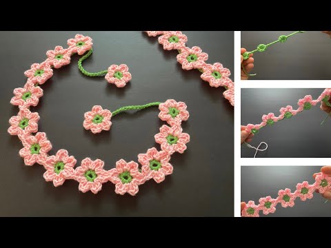 Видео: Квіточки гачком докладний МК зі СХЕМАМИ | Crochet flower | Цветочки крючком | Цветочная гирлянда
