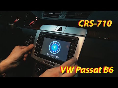 Видео: установка магнитолы VW Passat B6, обзор головы CRS 710