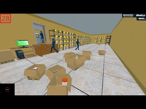 Видео: Еще немного и расширим площадь  в  Supermarket Simulator №28