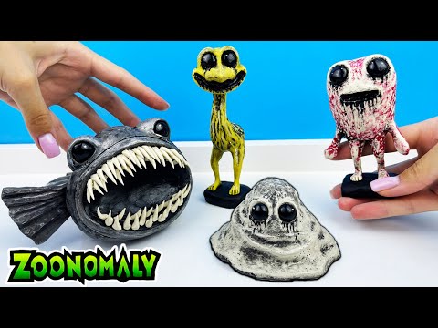 Видео: Zoonomaly - Лепим монстров ЗООНОМАЛИ! Аномальные животные по игре от lights are off ✅ Лепка ОК