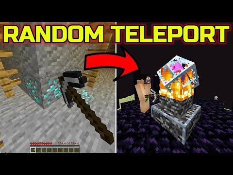 Видео: MINECRAFT, но копаенето ни ТЕЛЕПОРТИРА на случайни места