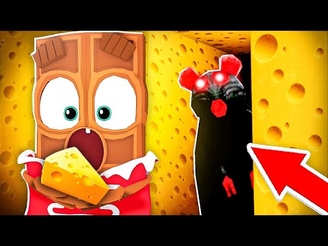 Видео: 🧀🐁  ПОБЕГ От *ЗЛОЙ* КРЫСЫ ! СЫРНЫЙ ЛАБИРИНТ в ROBLOX ! ЧОКО