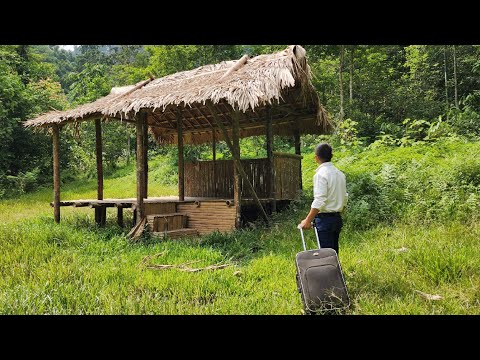 Видео: Генеральный директор уезжает из города в лес, чтобы восстановить заброшенный старый дом