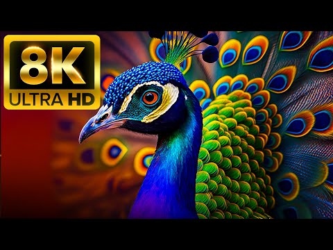 Видео: 8K HDR 60FPS DOLBY VISION - World of Morecles - со звуками природы (красочно динамичным)