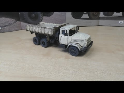 Видео: Обзор модели Краз-6510, масштаб 1:43, "Autotime".