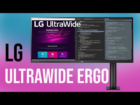 Видео: РЕВЮ: LG UltraWide Ergo 34WN780-B е за работа с мащаб