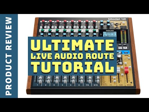 Видео: TASCAM Model 12 | Полное руководство по маршрутизации живого звука