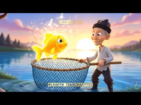 Видео: “Алтын балық” ертегісі, “Золотая рыбка”, “Golden fish” #қазақшаертегілер #қазақшамультфильм #мультик