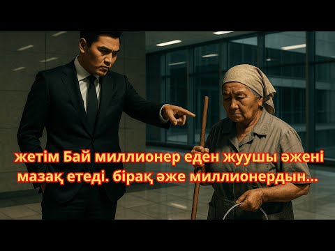 Видео: жетім Бай миллионер еден жуушы әжені мазақ етеді. бірақ әже миллионердын...