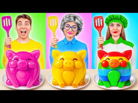 Видео: Кулинарный Челлендж: Я против Бабушки | Кулинарная битва с Секретными Гаджетами Multi DO Smile